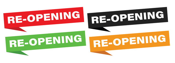 Re-opening banners in a speech bubble graphic