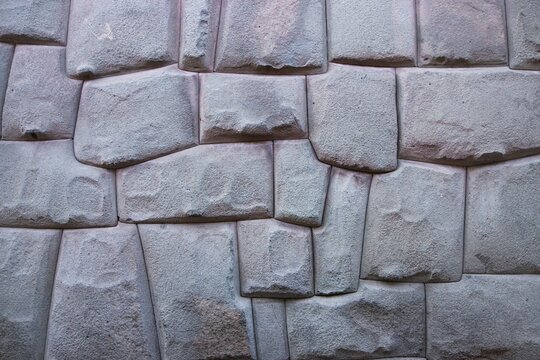 Incan stonework in Cusco, Peru