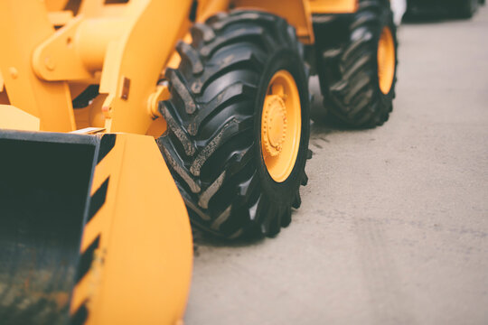 Parked dozer