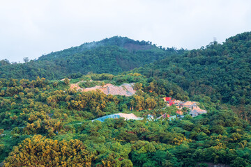 gravel pit in the jungle