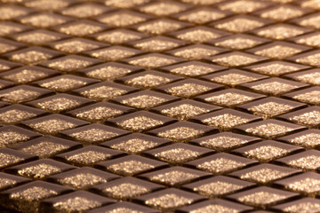 patterned construction tiles on a light background