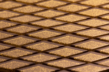 patterned construction tiles on a light background