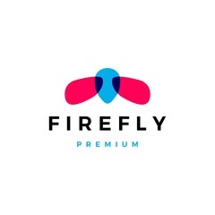 firefly logo vector icon illustration