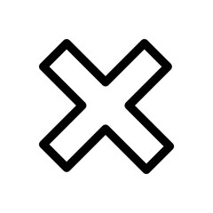 X Mark Icon Button