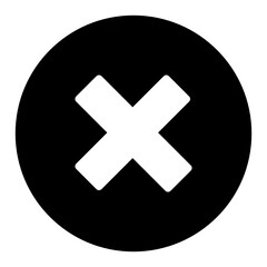 X mark icon button