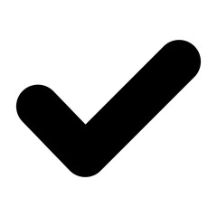 Check mark icon button