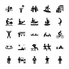 Set Of Holiday Pictograms