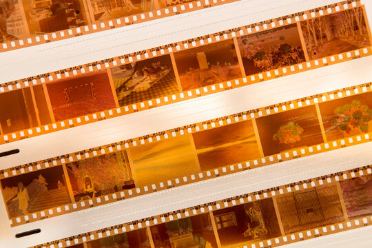 yellow film background