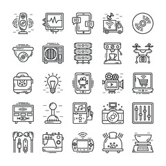 Technology Devices Icons Set