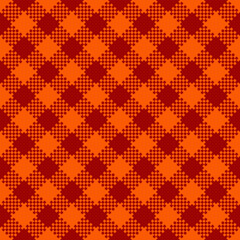 Autumn Tartan Seamless Pattern Background