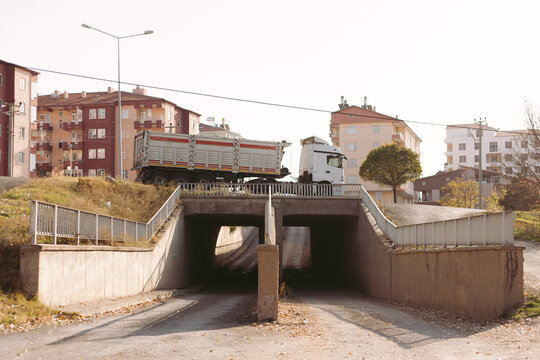Truck on Bridge