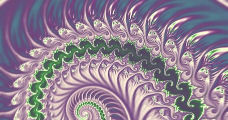 Fractal animation. Abstract fractal flower, mandala, ornament. Beautiful animated background. - Powered by Adobe