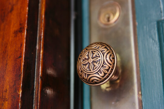 Ornate Brass Doorknob