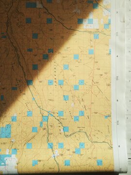 Beautiful Map in Warm Light