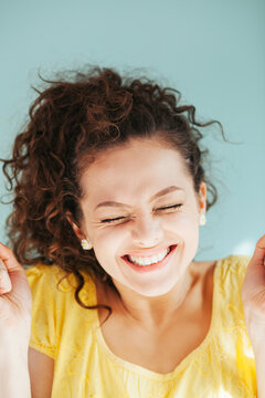 Happy young woman
