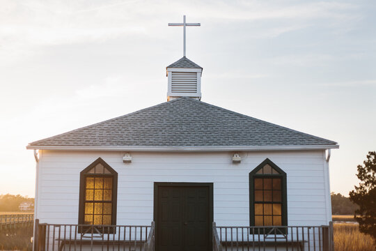 Small christian church in southern United States