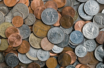 Coins background