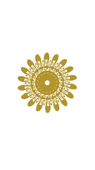 sunflower mandala, very suitable for wall furniture, decoration and others