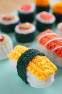 Sushi crochet