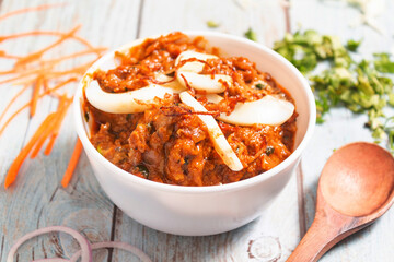 Chicken Dilbahar is a delicious Indian recipe served as a Side-Dish.