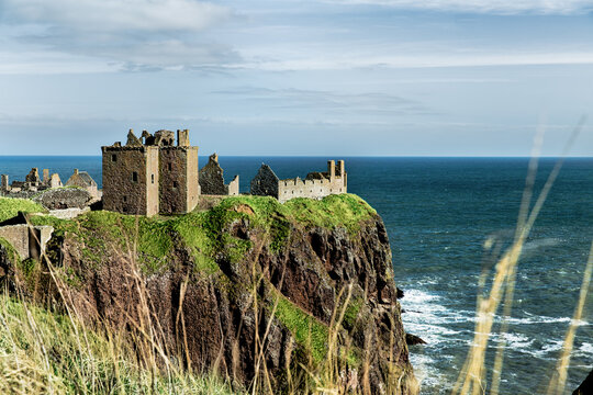 Dunnottar Castle in Aberdeenshire, Scotland