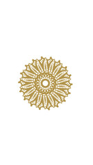 sunflower mandala, very suitable for wall furniture, decoration and others