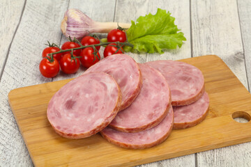 Natural ham made from pork