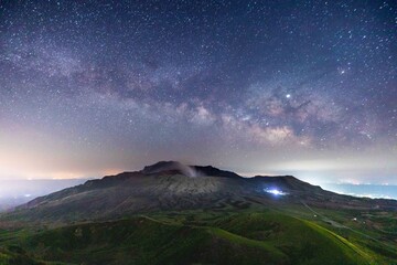 阿蘇　天の川　噴火