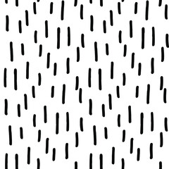 Black and white seamless pattern with stripes. Vector image.
