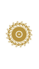 sunflower mandala, very suitable for wall furniture, decoration and others
