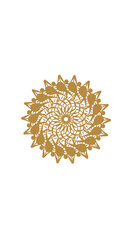 sunflower mandala, very suitable for wall furniture, decoration and others