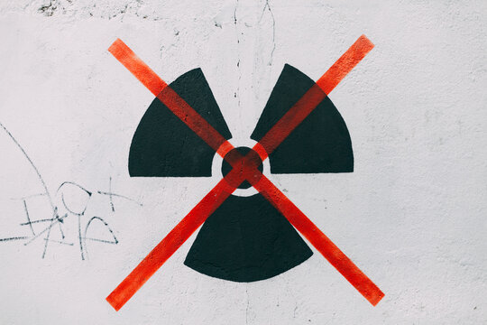 No nuclear power. Drawing on a wall