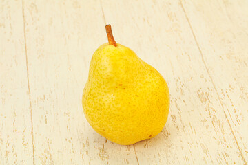 Fresh sweet pear over background