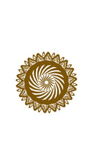 sunflower mandala, very suitable for wall furniture, decoration and others