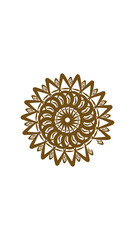 sunflower mandala, very suitable for wall furniture, decoration and others