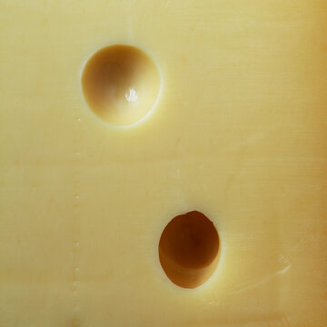 Two holes in Dutch cheese