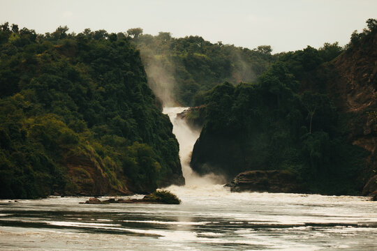 Murchison Falls Waterfall in Uganda