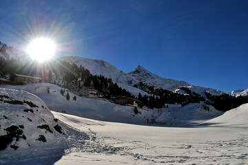Obergurgl Hochgurgl Otztal Ski resort in the Western Tyrol Austrian Alps Austria