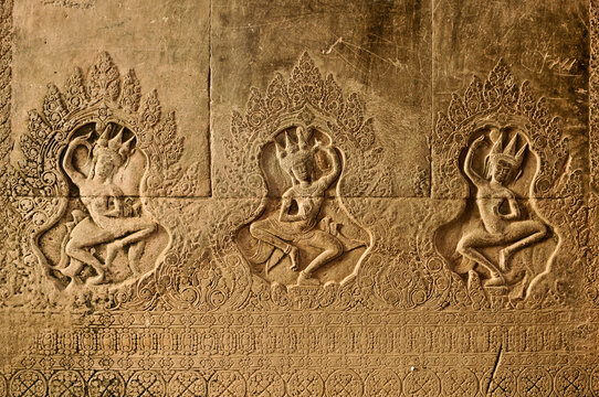 Devatas in Angkor