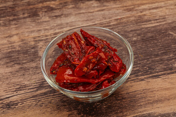 Dried tomato with olive oil