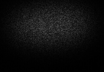 abstract pixelated gray texture for background with vignette