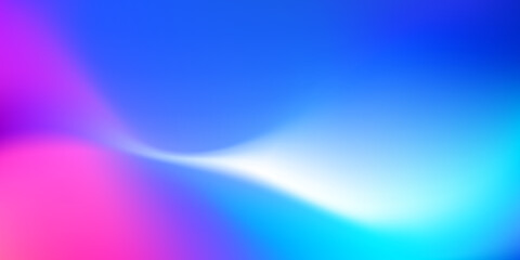 Abstract Blurred blue teal pink magenta background. Soft Colorful light gradient backdrop with place for text. Vector illustration for your graphic design, banner, poster or wallpapers, website
