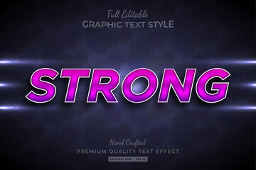 Strong Text Style Effect Premium