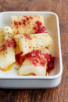 Traditional Cassava with Sauce