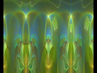 Imaginatory fractal background Image