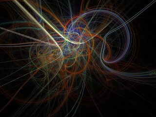 Imaginatory fractal background Image