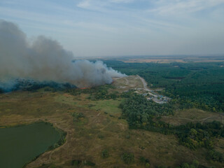 Fire at the city dump