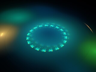 Imaginatory fractal background Image