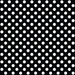 Seamless polka dots pattern, vector illustration