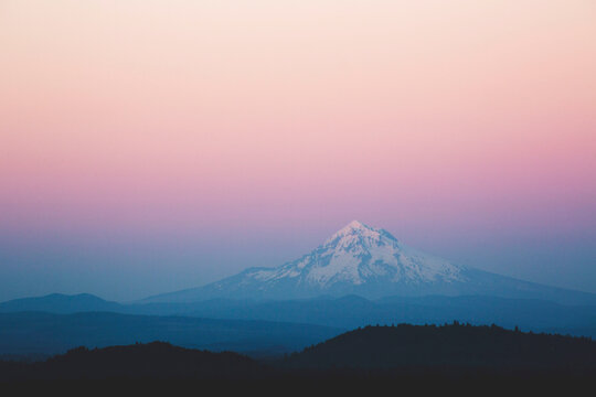 Mt. Hood from Portland Oregon